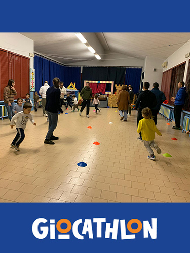 Giocathlon alla scuola Giardino d’infanzia Imola